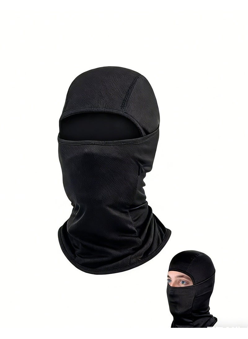 أكنزلмед قناع وجه كامل منفذ للهواء للزلاجة والدراجات النارية والجري وحماية من الأشعة فوق البنفسجية – خفيف الوزن ودائم الصلاحية، قناع حماية من الشمس للزلاجة униسекс مضاد للغبار لدراجات النارية - Image 1